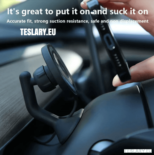 Magsafe Magnetic Dash Phone Mount for Tesla Model 3 & Model Y - TESLARY Tesla Shop Accessories Europe Nederlands Ireland Deutschland Espana Alicante France Italia