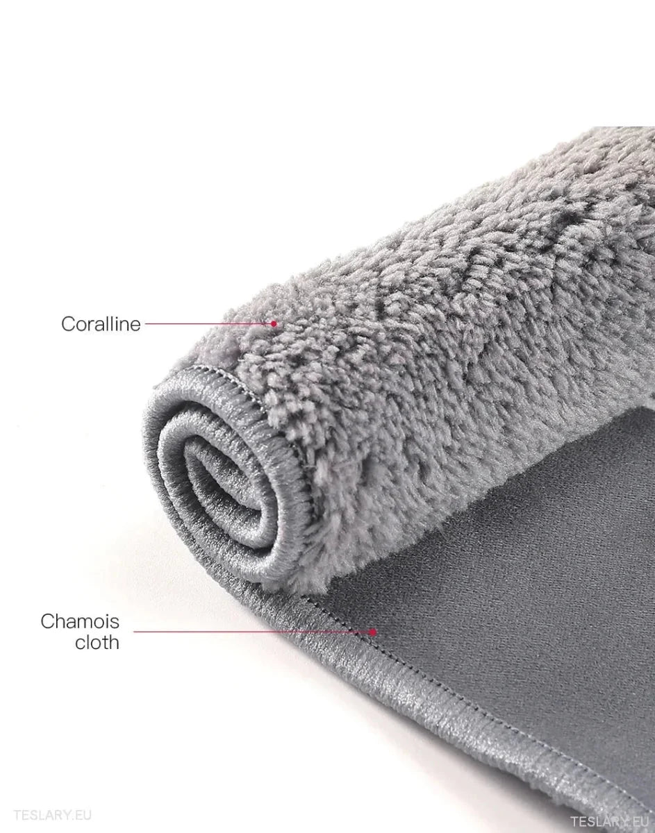 MicroFiber Cloth Towel for Tesla with S 3 X Y Logo - TESLARY Tesla Shop Accessories Europe Nederlands Ireland Deutschland Espana Alicante France Italia
