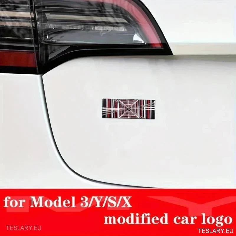 " PLAID " Logo 3D Dome Style Decal 11cm x 4cm
