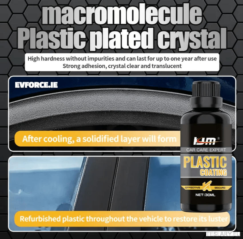 Plastic Coating Repairs and Refurbish for Tesla and other EVs - TESLARY Tesla Shop Accessories Europe Nederlands Ireland Deutschland Espana Alicante France Italia