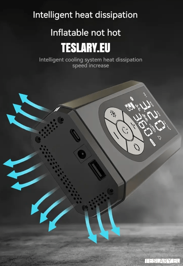 Portable Battery Powered Tyre Compressor  for Tesla Model 3 Y S X - 2000Mah