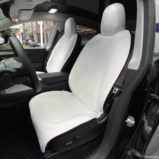 Protective Front Seat Covers for Tesla Model 3 / Y in Black or White - TESLARY Tesla Shop Accessories Europe Nederlands Ireland Deutschland Espana Alicante France Italia