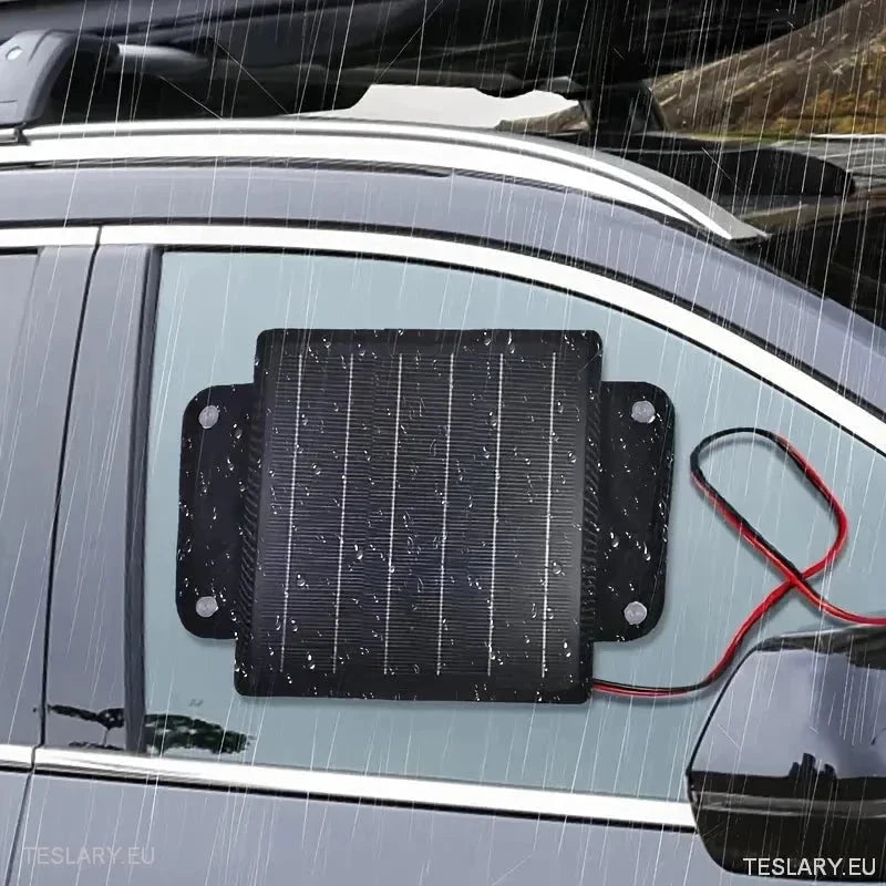 Solar Trickle Charger for Tesla EV 12 Volt Battery