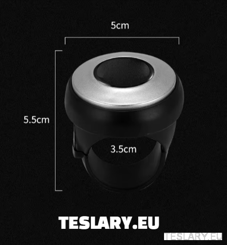 Steering Wheel Non Slip Single Hand Control Booster for Tesla Y S X 3 with Logo - TESLARY Tesla Shop Accessories Europe Nederlands Ireland Deutschland Espana Alicante France Italia