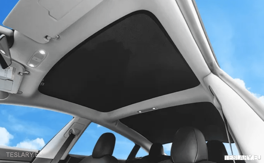 Sunshade Protection for Glass Roof for Tesla 3 & Y - TESLARY Tesla Shop Accessories Europe Nederlands Ireland Deutschland Espana Alicante France Italia