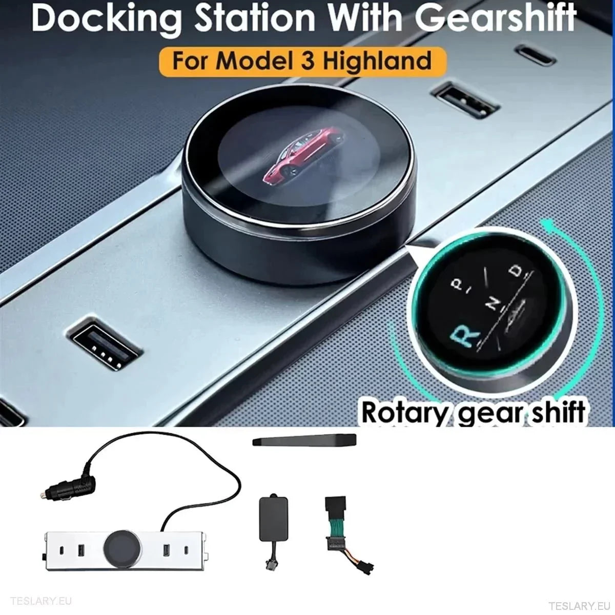 Tesla 3 Highland Gear Knob Shift Control