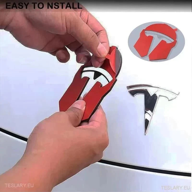 Tesla 3/Y Mandalorian Emblem Helmet Logo Design - TESLARY Tesla Shop Accessories Europe Nederlands Ireland Deutschland Espana Alicante France Italia