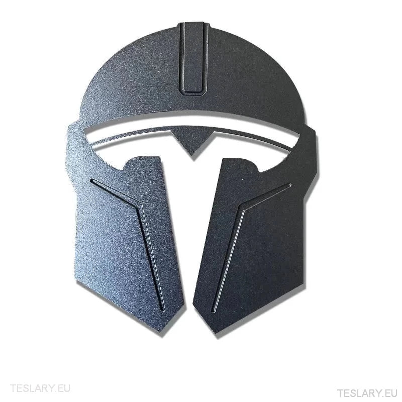 Tesla 3/Y Mandalorian Emblem Helmet Logo Design - TESLARY Tesla Shop Accessories Europe Nederlands Ireland Deutschland Espana Alicante France Italia