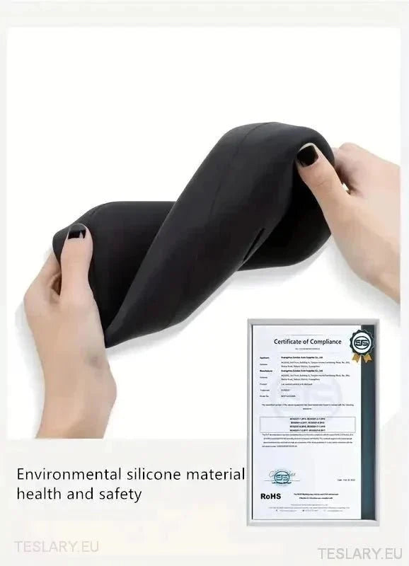 Tesla 3/Y/X/S Silicone Tissue Holder with Adjustable Strap - TESLARY Tesla Shop Accessories Europe Nederlands Ireland Deutschland Espana Alicante France Italia