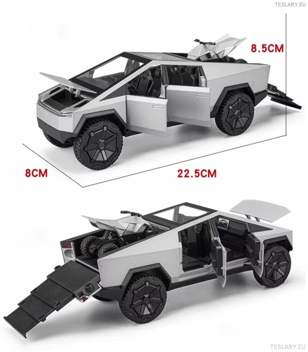 Tesla Cybertruck Model Car 1:24 Unofficial Version - TESLARY Tesla Shop Accessories Europe Nederlands Ireland Deutschland Espana Alicante France Italia