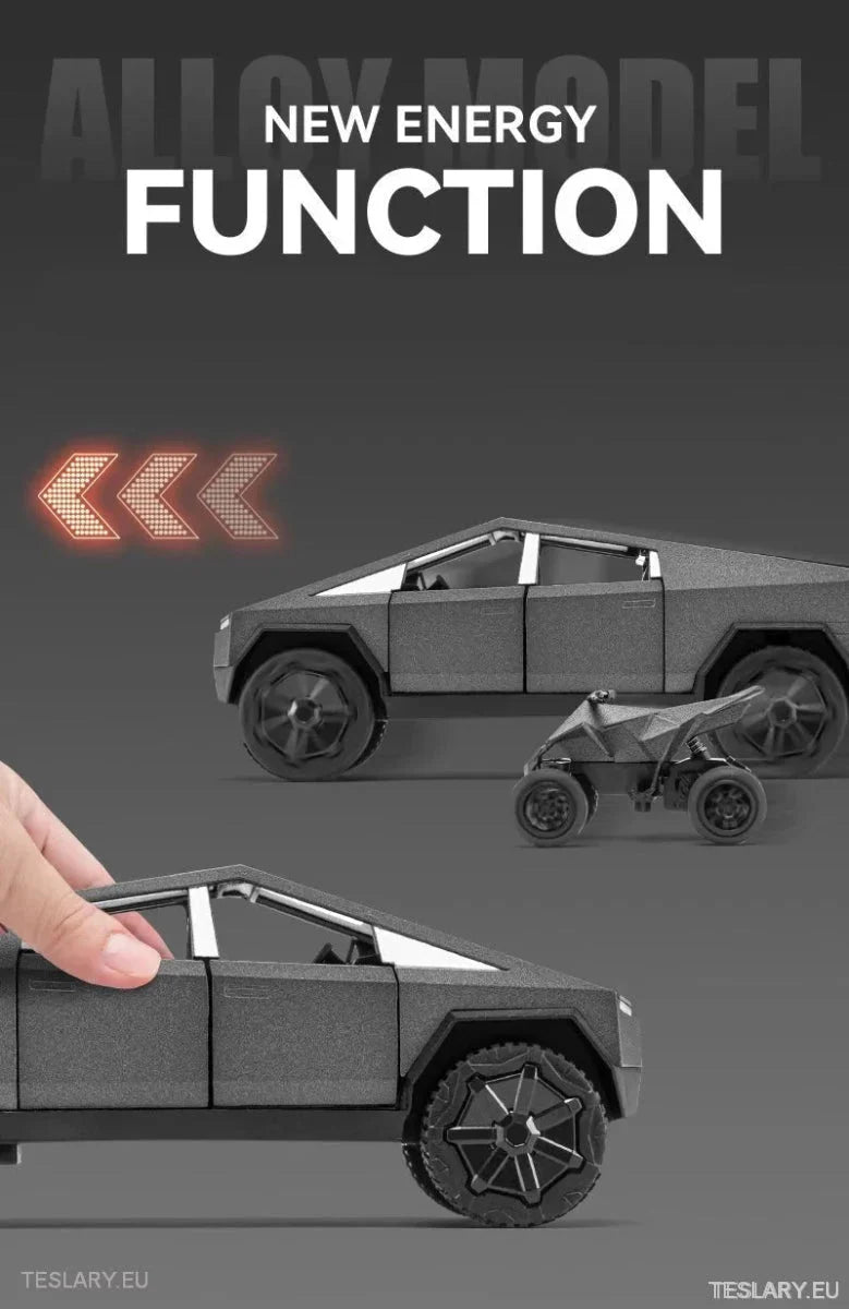 Tesla Cybertruck Model Car 1:32 Unofficial Version - TESLARY Tesla Shop Accessories Europe Nederlands Ireland Deutschland Espana Alicante France Italia