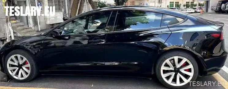 Tesla Model 3 18" Full Rim Silver & Black Sport Style Wheel Covers - TESLARY Tesla Shop Accessories Europe Nederlands Ireland Deutschland Espana Alicante France Italia