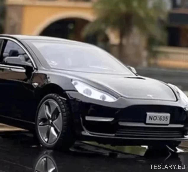 Tesla Model 3  1:32 Unofficial Version ( Black ) -TESLARY.IE Tesla Shop Europe