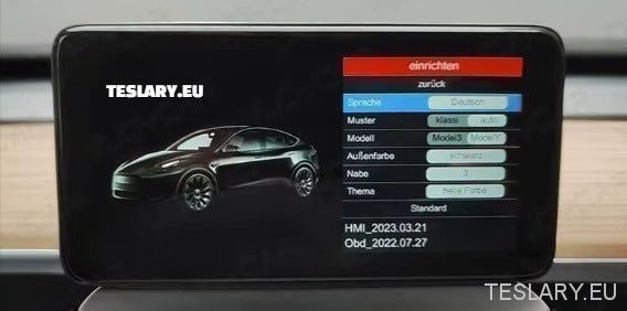 Tesla Model 3 / 3+ Highland & Model Y HUD Dash Instrument Cluster 6.2" / 4.6" Wide Speed Meter - TESLARY Tesla Shop Accessories Europe Nederlands Ireland Deutschland Espana Alicante France Italia