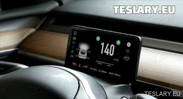 Tesla Model 3 / 3+ Highland & Model Y HUD Dash Instrument Cluster 6.2" / 4.6" Wide Speed Meter - TESLARY Tesla Shop Accessories Europe Nederlands Ireland Deutschland Espana Alicante France Italia