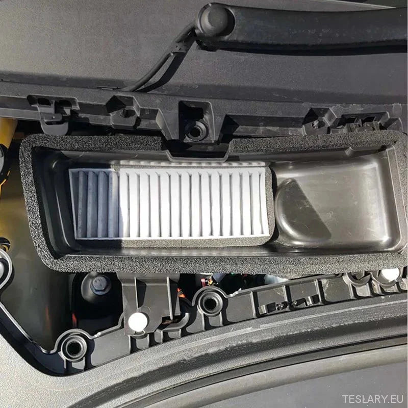 Tesla Model 3 Air Filter Cover - Premium Dust Prevention Accessory ( 3 PIECE KIT ) - TESLARY Tesla Shop Accessories Europe Nederlands Ireland Deutschland Espana Alicante France Italia