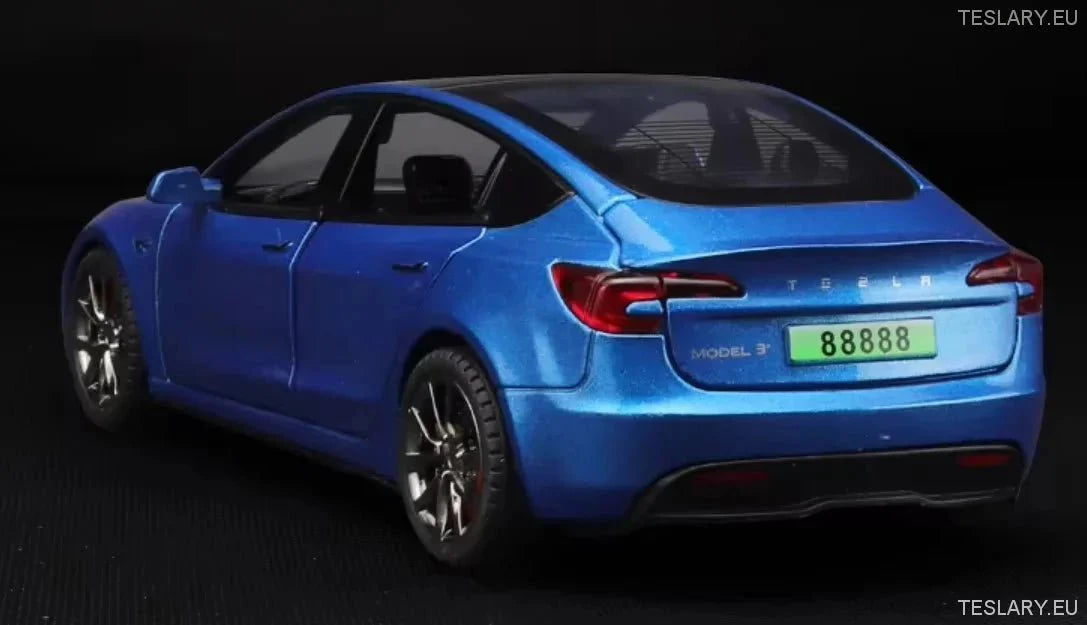 Tesla Model 3+ Highland 2024 1:32 Unofficial Version - TESLARY Tesla Shop Accessories Europe Nederlands Ireland Deutschland Espana Alicante France Italia