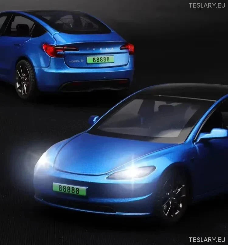 Tesla Model 3+ Highland 2024 1:32 Unofficial Version - TESLARY Tesla Shop Accessories Europe Nederlands Ireland Deutschland Espana Alicante France Italia