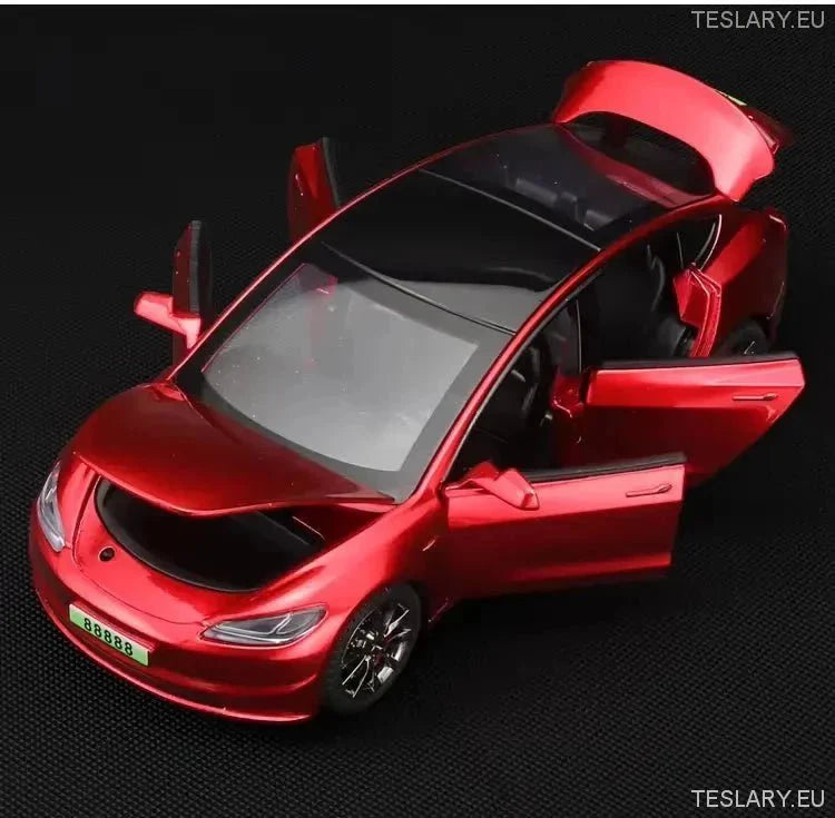 Tesla Model 3+ Highland 2024 1:32 Unofficial Version - TESLARY Tesla Shop Accessories Europe Nederlands Ireland Deutschland Espana Alicante France Italia