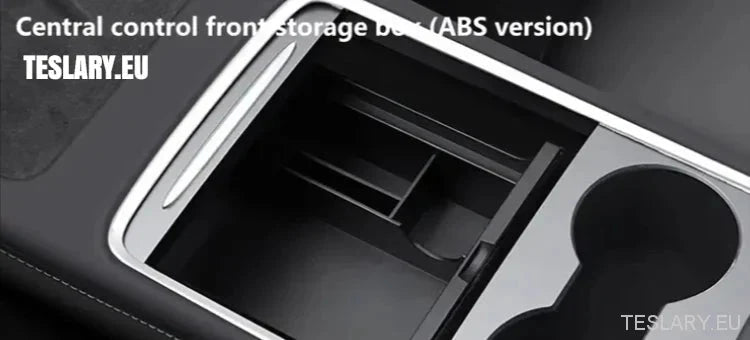 Tesla Model 3 / Y Centre Console Rear Organiser Tray Front or Rear - TESLARY Tesla Shop Accessories Europe Nederlands Ireland Deutschland Espana Alicante France Italia