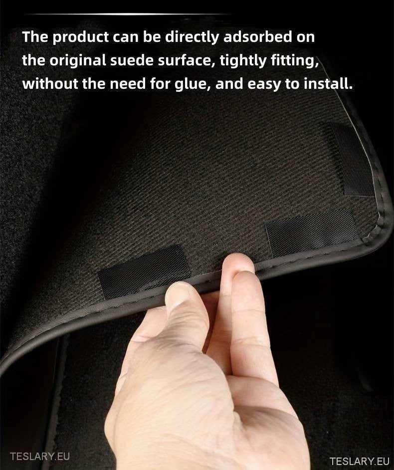 Tesla Model 3 /  Y Centre Console Side PU Leather Protector -TESLARY.IE Tesla Shop Europe