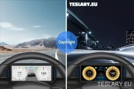 Tesla Model 3 / Y Dash Instrument Panel 6.8" Wide IPS Panel - TESLARY Tesla Shop Accessories Europe Nederlands Ireland Deutschland Espana Alicante France Italia