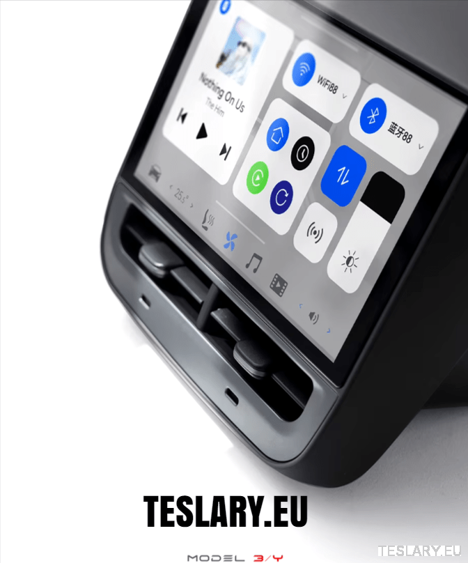 Tesla Model 3 / Y Rear 7.0" Entertainment Screen - TESLARY Tesla Shop Accessories Europe Nederlands Ireland Deutschland Espana Alicante France Italia