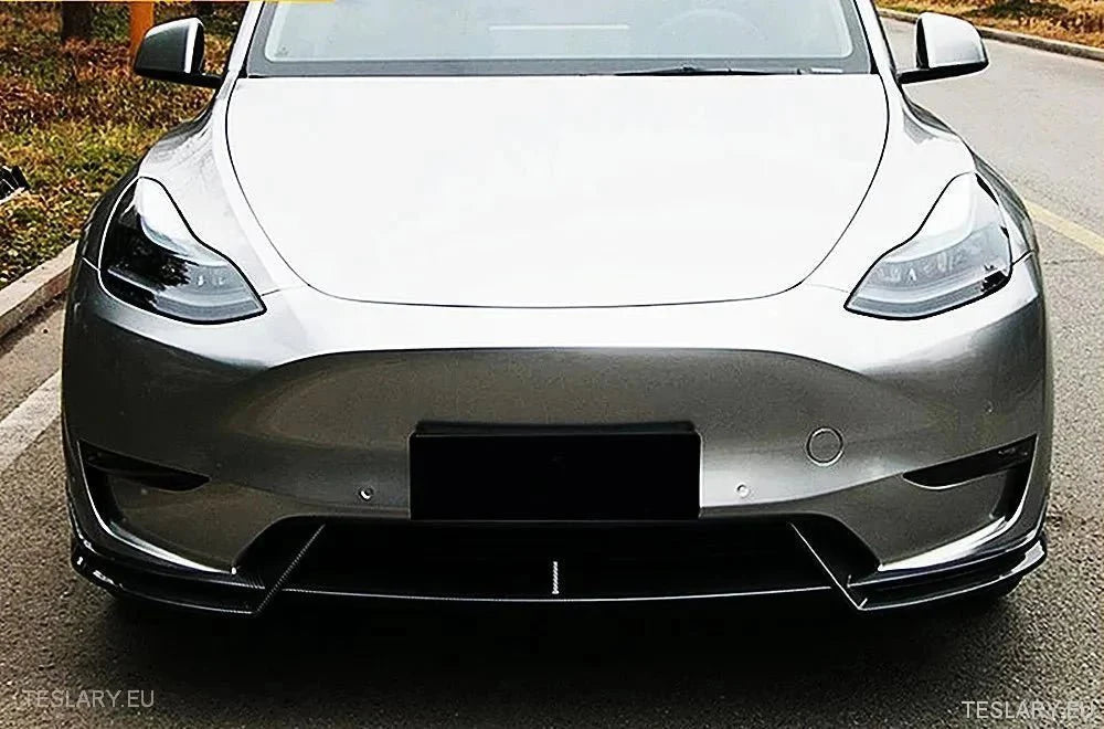 Tesla 3/Y Bodykit Front Diffuser Spoiler Black or Carbon - Tesla Shop Europe - TESLARY.IE Ireland - France boutique- Deutschland Geschäft- España comercio - Nederland winkel- TESLARY.IE