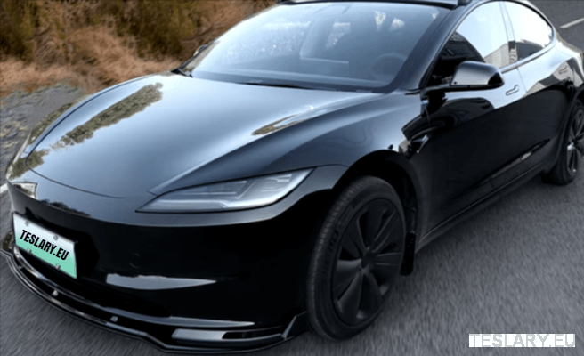 Tesla Model 3/Y & 3+ Highland Bodykit Front Diffuser Spoiler Black or Carbon - TESLARY Tesla Shop Accessories Europe Nederlands Ireland Deutschland Espana Alicante France Italia
