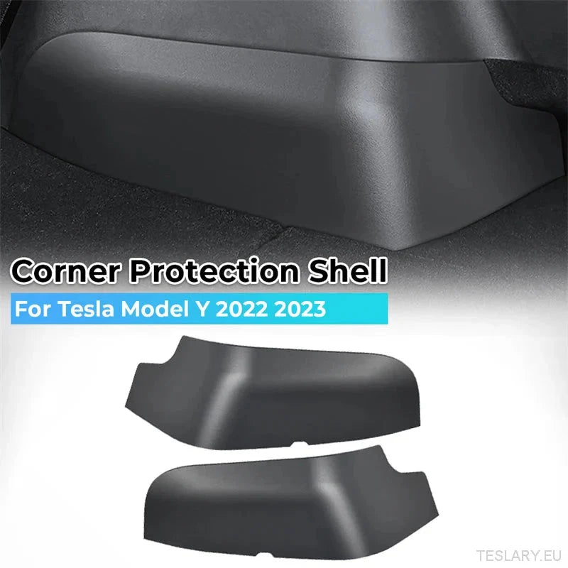 Tesla Model Y Rear Trunk Side Guards - Premium TPE Protection - TESLARY Tesla Shop Accessories Europe Nederlands Ireland Deutschland Espana Alicante France Italia