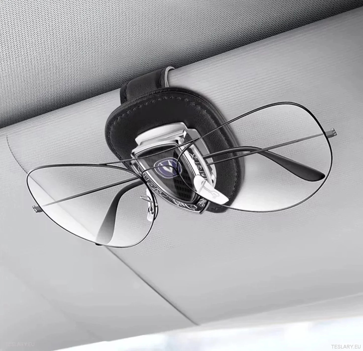 Carbon Fiber Style Sun Visor Clip for Tesla Models S/3/X/Y