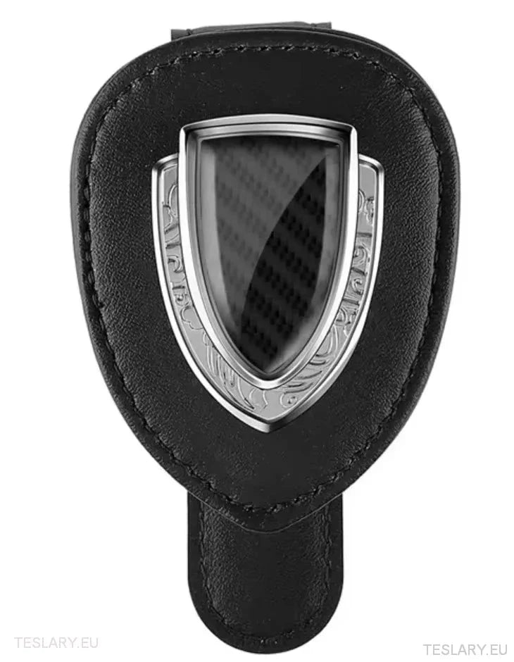 Carbon Fiber Style Sun Visor Clip for Tesla Models S/3/X/Y