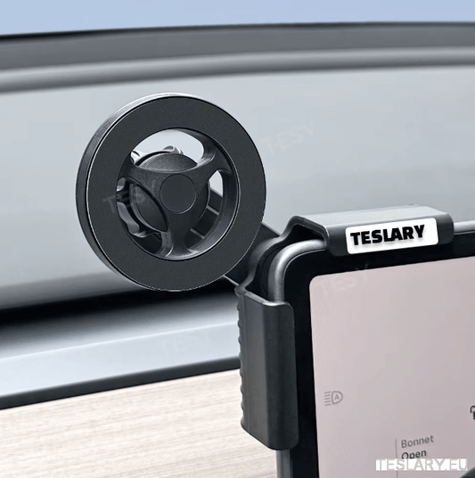 Tesla Screen Mount Phone Holder 15W Magnetic Magsafe Wireless Charger Tesla Model 3 / Model 3+ Highland / Model Y / Model Y+ Juniper - TESLARY Tesla Shop Accessories Europe Nederlands Ireland Deutschland Espana Alicante France Italia