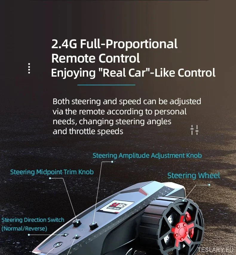Tesla Style Cybertruck Remote Control - 1:18 Scale Off - Road Adventure - TESLARY Tesla Shop Accessories Europe Nederlands Ireland Deutschland Espana Alicante France Italia