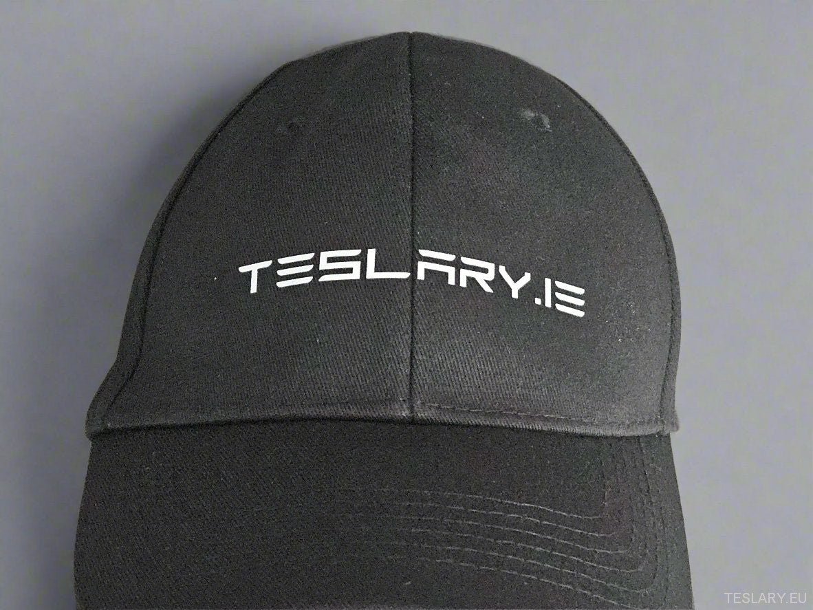 TESLARY BASEBALL HAT WITH LOGO TESLA SHOP ACCESSORIES IRELAND EUROPE DEUTSCHLAND FRANCE ESPANA UNITED KINGDOM