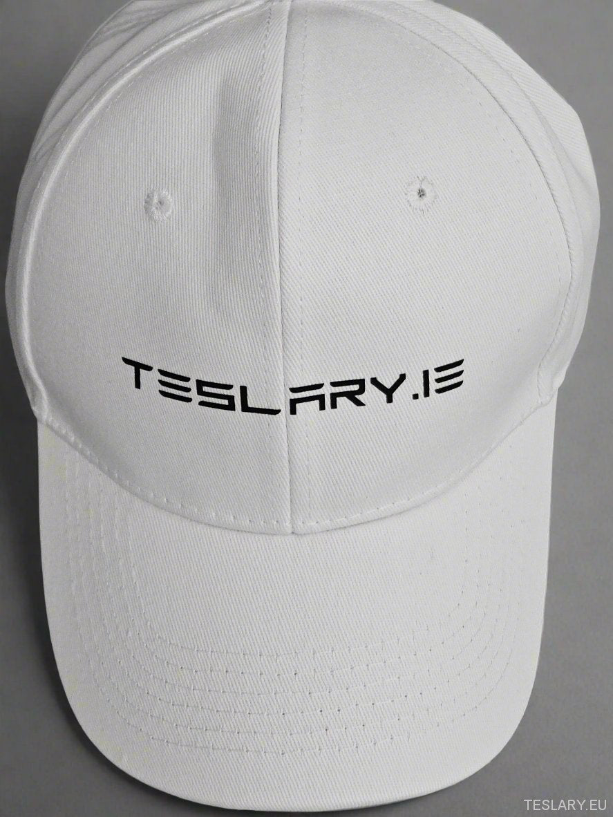 TESLARY BASEBALL HAT WITH LOGO TESLA SHOP ACCESSORIES IRELAND EUROPE DEUTSCHLAND FRANCE ESPANA UNITED KINGDOM