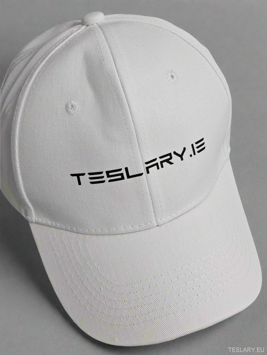 TESLARY BASEBALL HAT WITH LOGO TESLA SHOP ACCESSORIES IRELAND EUROPE DEUTSCHLAND FRANCE ESPANA UNITED KINGDOM